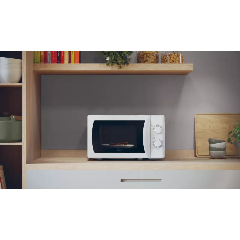 Candy Idea CMW20SMW Baltas Solo Mikrobangų Krosnelė 20 L 700 W