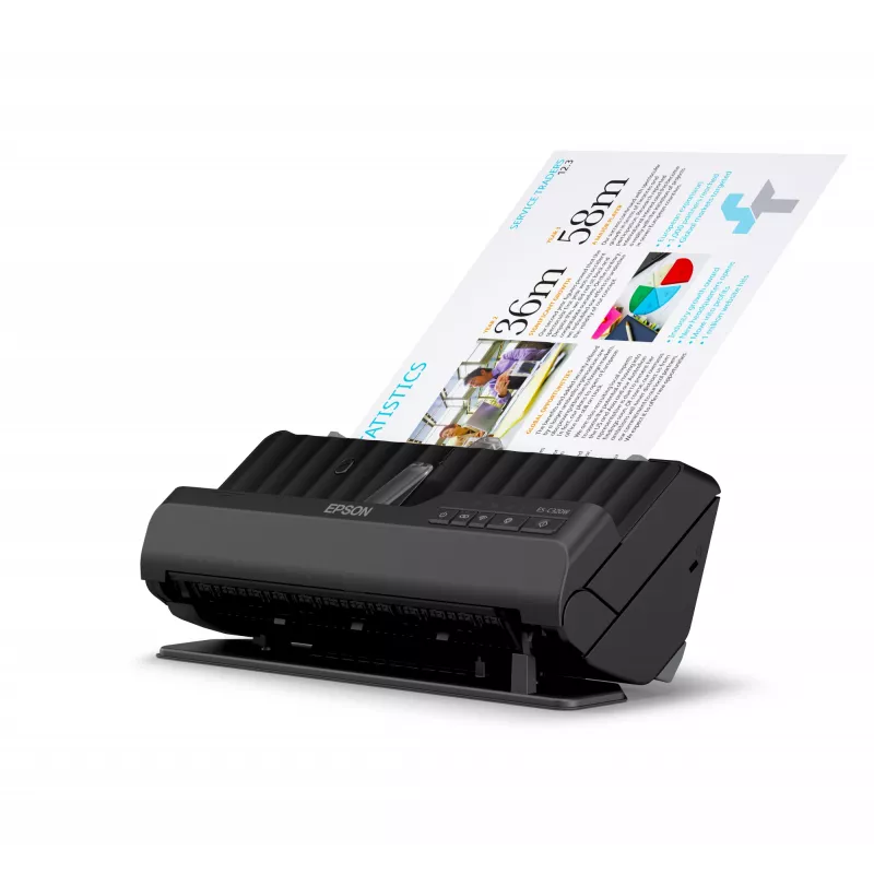 Epson ES-C320W ADF + lakštų skaitytuvas 600 x 600 DPI A4 Juodas