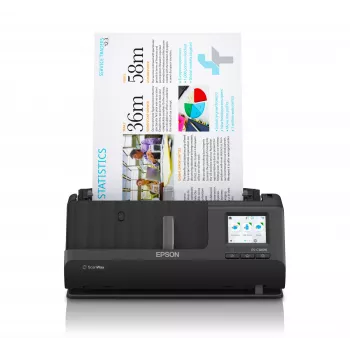 Epson ES-C380W ADF + lapų tiekimo skaitytuvas 600 x 600 DPI A4 juodas