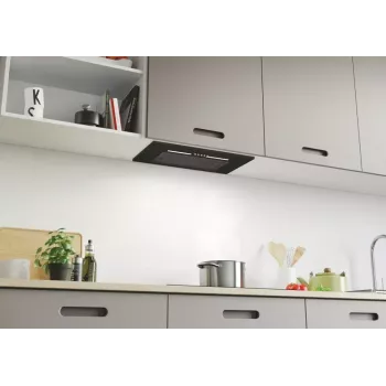 Įmontuojamas gartraukis CANDY CPY5MBG, 520 mm, 298 m³/h, juodas stiklas, ortakinis/cirkuliacinis