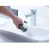 Folijinis skustuvas Panasonic ES-RW33 juodas sidabrinis AC baterija 21 min