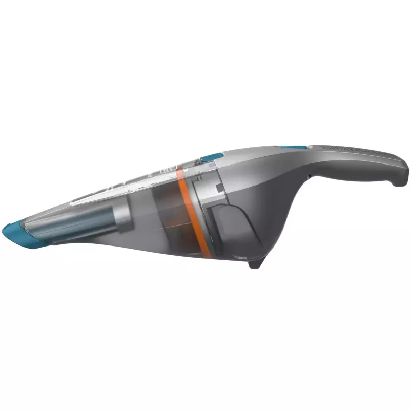 Black & Decker NVC215WA-QW DustBuster belaidis rankinis dulkių siurblys, 0,3 l talpa dulkėms, 1500 mAh ličio jonų, plaunamas filtras, mėlynas/pilkas