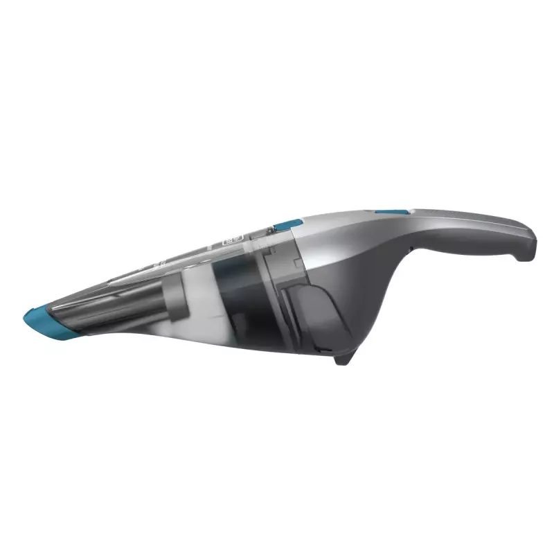 Black & Decker NVC215WA-QW DustBuster belaidis rankinis dulkių siurblys, 0,3 l talpa dulkėms, 1500 mAh ličio jonų, plaunamas filtras, mėlynas/pilkas