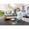 Black & Decker NVC215WA-QW DustBuster belaidis rankinis dulkių siurblys, 0,3 l talpa dulkėms, 1500 mAh ličio jonų, plaunamas filtras, mėlynas/pilkas