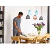 Black & Decker NVC215WA-QW DustBuster belaidis rankinis dulkių siurblys, 0,3 l talpa dulkėms, 1500 mAh ličio jonų, plaunamas filtras, mėlynas/pilkas
