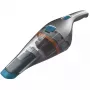 Black & Decker NVC215WA-QW DustBuster belaidis rankinis dulkių siurblys, 0,3 l talpa dulkėms, 1500 mAh ličio jonų, plaunamas filtras, mėlynas/pilkas