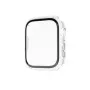 FIXED apsauginis stikliukas Apple Watch 45mm / Series 8 — polikarbonatinis permatomas, viso rėmelio danga