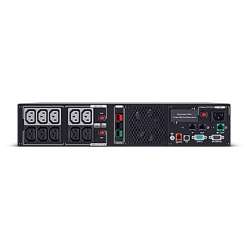 CyberPower PR1500ERTXL2U Professional Rack/Tower XL Line-Interactive UPS nepertraukiamo maitinimo šaltinis, 1500 VA / 1500 W, 2U, gryna sinusoidė, 10 x IEC C13 išvadų