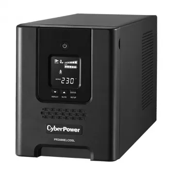 Nepertraukiamo maitinimo šaltinis CyberPower PR3000ELCDSL, Line-Interactive, 3 kVA, 2700 W, 9 lizdai