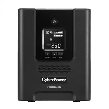 Nepertraukiamo maitinimo šaltinis CyberPower PR3000ELCDSL, Line-Interactive, 3 kVA, 2700 W, 9 lizdai