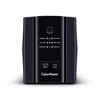 CyberPower UT1500EG nepertraukiamo maitinimo šaltinis (UPS) Line-Interactive 1.5 kVA 900 W 4 kištukiniai lizdai