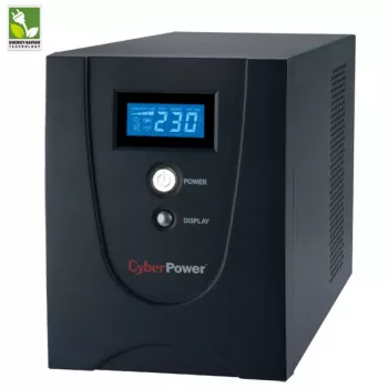 Nepertraukiamo maitinimo šaltinis CYBERPOWER VALUE2200EILCD, 2,2 kVA (1320 W), 6 AC lizdų, AVR, LCD, bokštas, 230 V