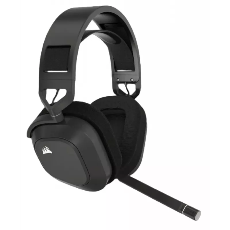 CORSAIR HS80 MAX belaidės ausinės žaidimams – plieno pilka