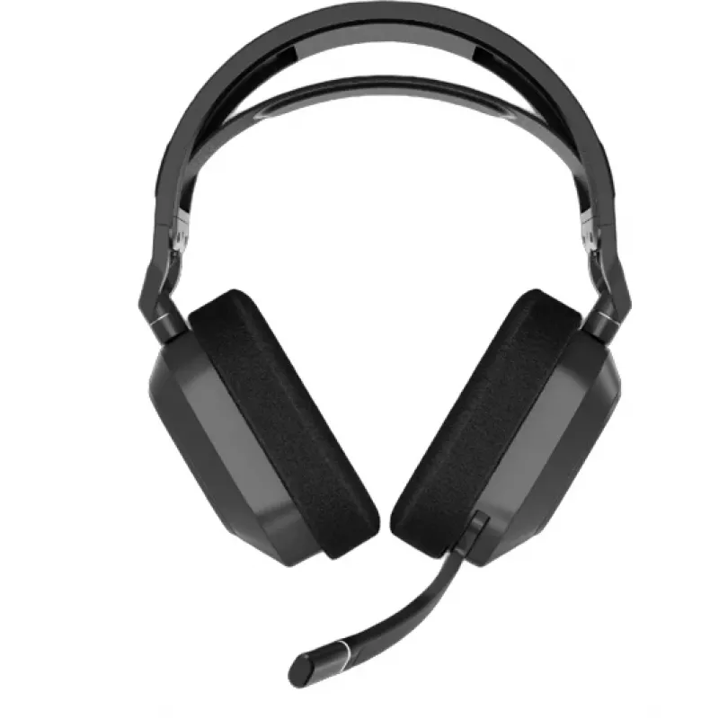 CORSAIR HS80 MAX belaidės ausinės žaidimams – plieno pilka