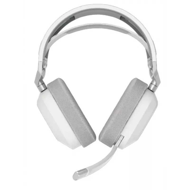 CORSAIR HS80 MAX belaidės žaidimų ausinės - baltos
