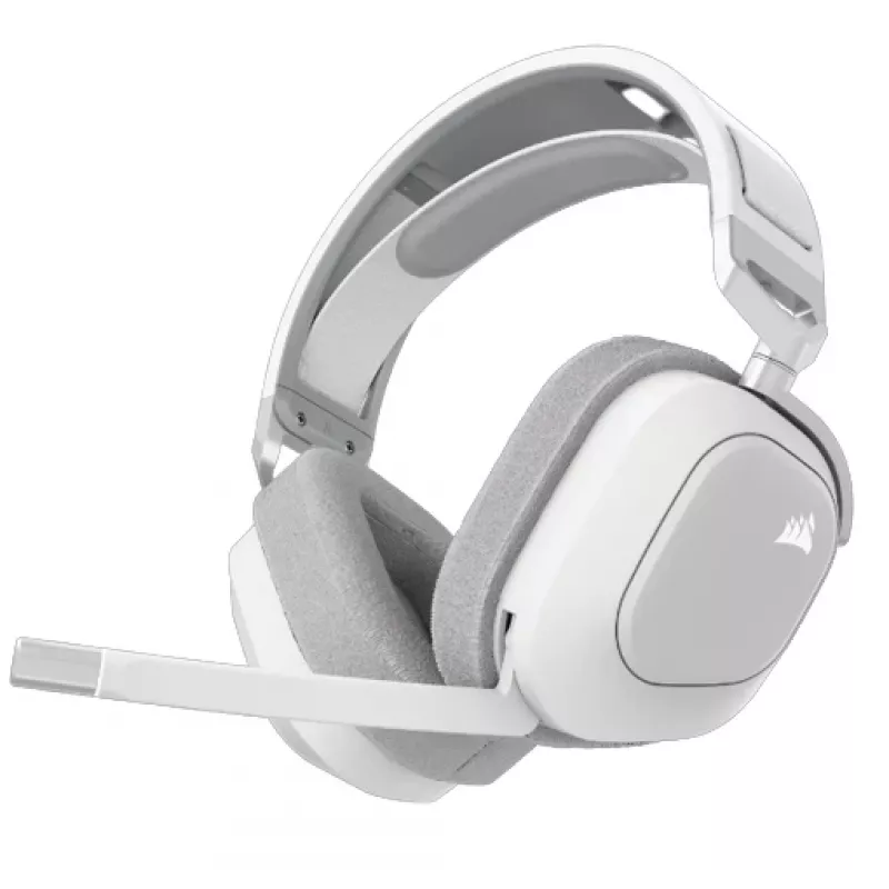 CORSAIR HS80 MAX belaidės žaidimų ausinės - baltos