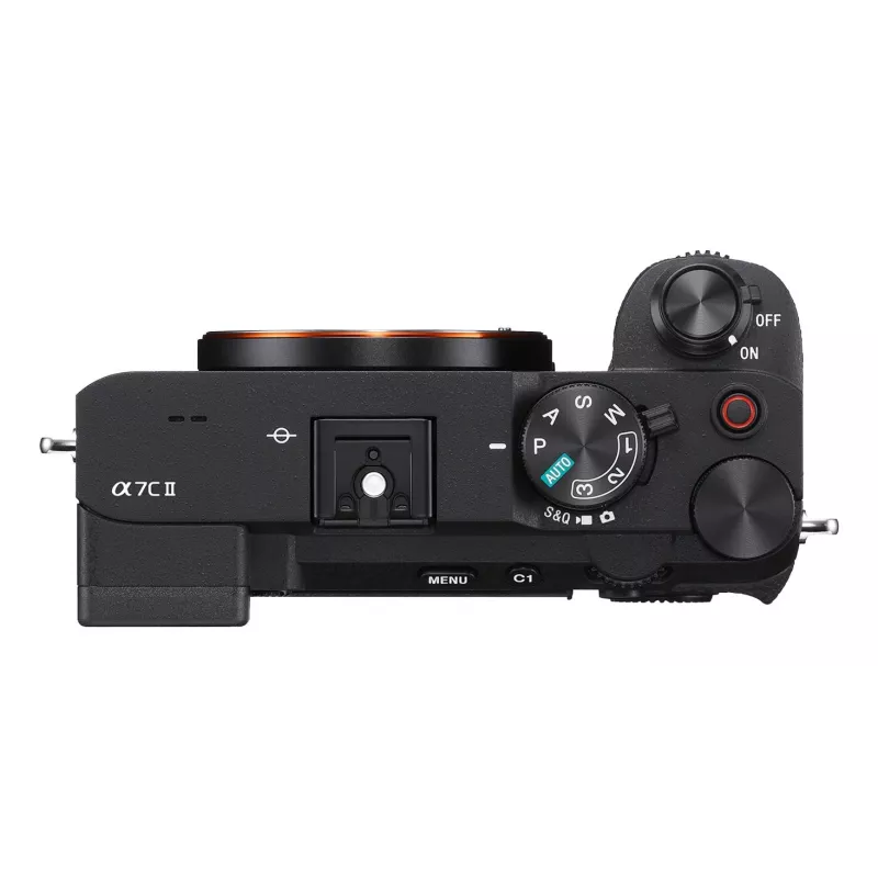 Sony Alpha 7C II ILCE7CM2B kompaktinis pilno kadro fotoaparatas (korpusas be objektyvo), 33 MP CMOS, 3 colių (7,62 cm) TFT ekranas, juodas