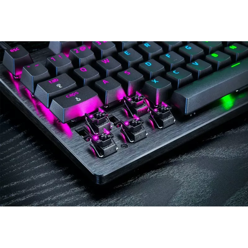 Razer Huntsman V3 Pro Tenkeyless klaviatūra optiniais jungikliais RGB juoda