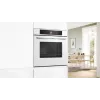Įmontuojama elektrinė orkaitė Bosch HBG7721W1S, 71L, pirolizė