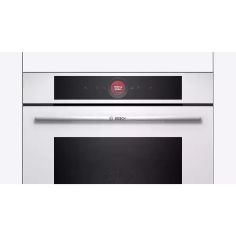 Įmontuojama elektrinė orkaitė Bosch HBG7721W1S, 71L, pirolizė
