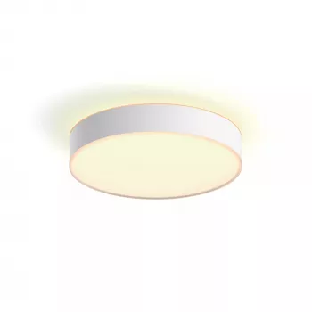 Philips Hue White ambience Enrave vidutinis lubinis šviestuvas, protingas lubinis šviestuvas, Bluetooth, Baltas, LED, Metalinis, Nekeičiama lemputė
