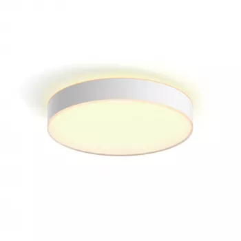 Philips Hue White ambience Enrave didelis lubinis šviestuvas, protingas lubinis šviestuvas, Bluetooth, Baltas, LED, Metalinis, Nekeičiama lemputė