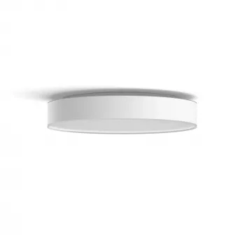 Philips Hue White ambience Enrave didelis lubinis šviestuvas, protingas lubinis šviestuvas, Bluetooth, Baltas, LED, Metalinis, Nekeičiama lemputė