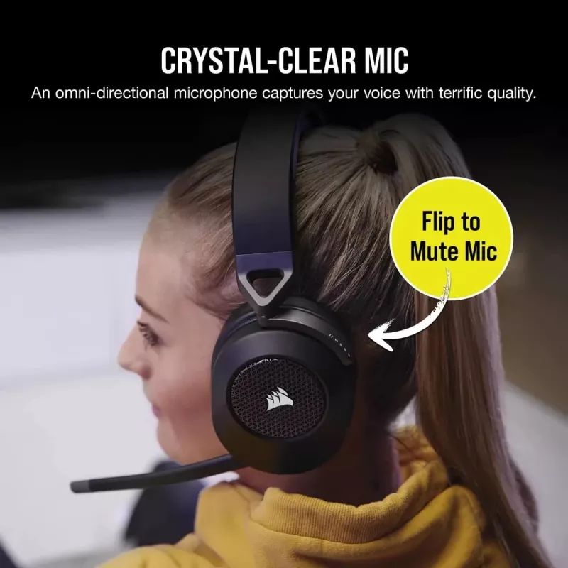 CORSAIR Gaming Headset HS65 Wireless – anglies spalvos