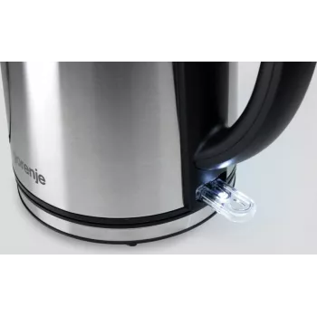 Gorenje K15DWS elektrinis virdulys 1,5 L 2200 W Juodas, Nerūdijantis plienas