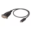 ATEN UC232C USB-C į RS-232 keitiklis, juodas, 0,45 m