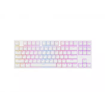 GENESIS Thor 404 TKL klaviatūra žaidimams laida USB QWERTY US International balta