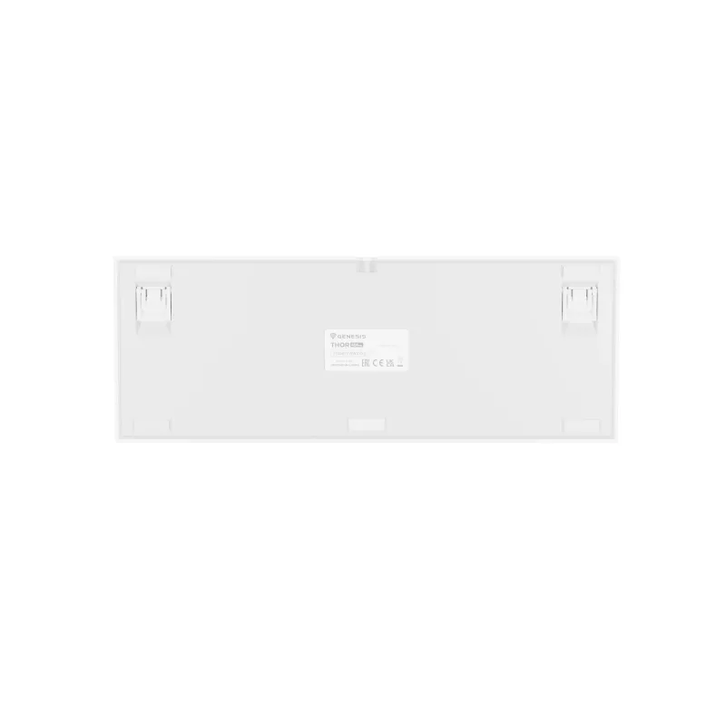GENESIS Thor 404 TKL klaviatūra žaidimams laida USB QWERTY US International balta