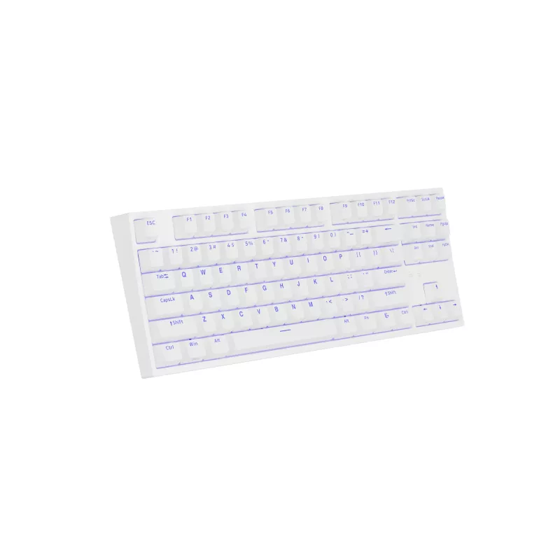GENESIS Thor 404 TKL klaviatūra žaidimams laida USB QWERTY US International balta