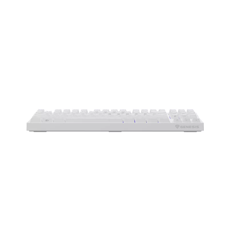 GENESIS Thor 404 TKL klaviatūra žaidimams laida USB QWERTY US International balta