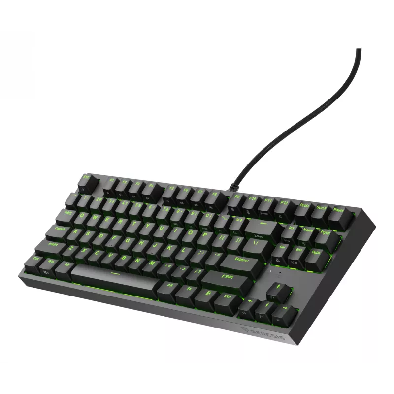 GENESIS Thor 404 TKL klaviatūra žaidimams USB QWERTY US English Juoda
