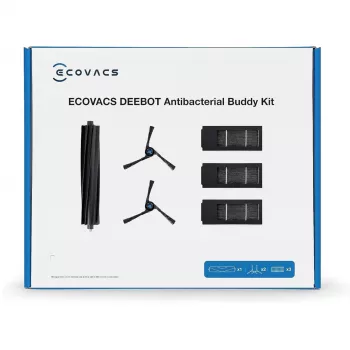 Priedų rinkinys Ecovacs DKT060099 robotiniam dulkių siurbliui Juodas 6 vnt.
