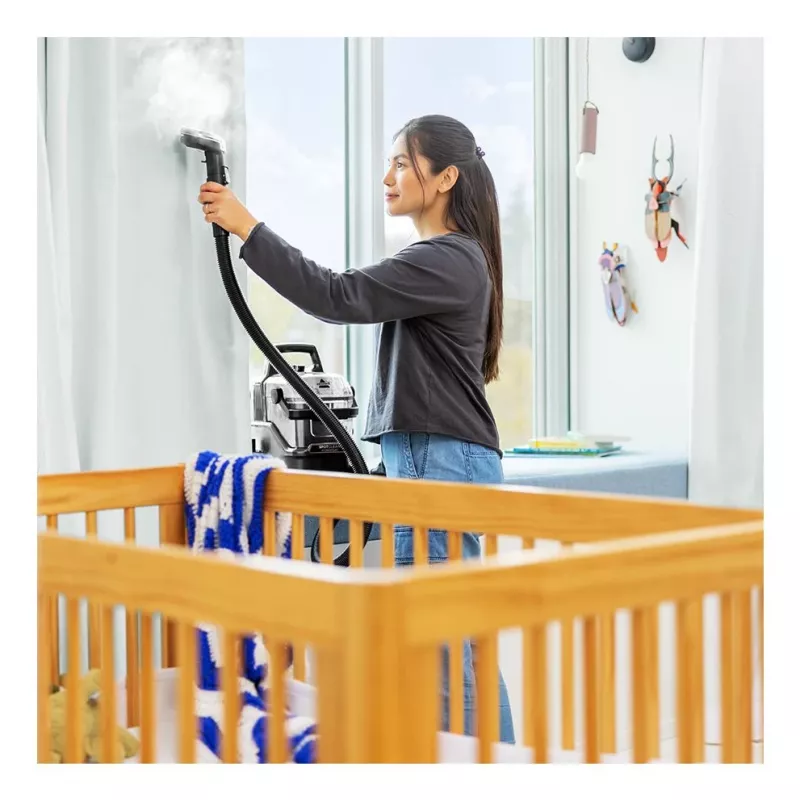 Bissell SpotClean Hydrosteam Pro cilindrinis garinis valytuvas 1.9 L 1000 W juoda, vario, permatoma