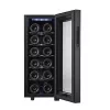 Termoelektrinis vyno aušintuvas Adler AD 8083 – 12 butelių, laisvai pastatomas, juodas, 33 l, 12–18 °C