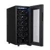 Termoelektrinis vyno aušintuvas Adler AD 8083 – 12 butelių, laisvai pastatomas, juodas, 33 l, 12–18 °C