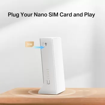 MERCUSYS Mb110-4g Belaidis maršrutizatorius Ethernet vienos juostos (2,4 GHz) - Baltas