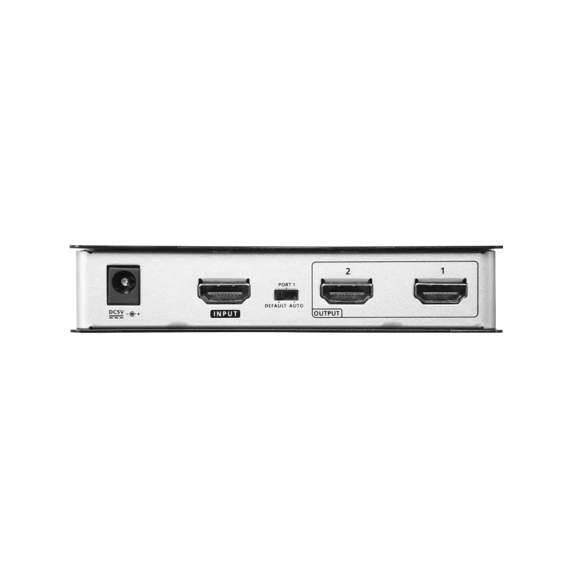 ATEN VS182B 2 prievadų HDMI skirstytuvas, 4K 60Hz (4:4:4), metalinis, juodas