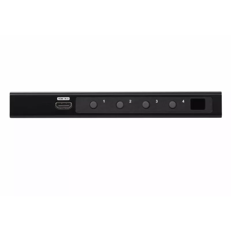 ATEN VS481C 4 prievadų True 4K HDMI jungiklis, metalinis, juodas, 60 Hz, 18 Gbit/s