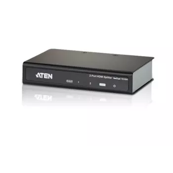 ATEN 2 prievadų HDMI garso/vaizdo skirstytuvas 4Kx2K, HDMI, 2x HDMI, 4096 x 2160 pikselių, juodas, metalas, 4K Ultra HD