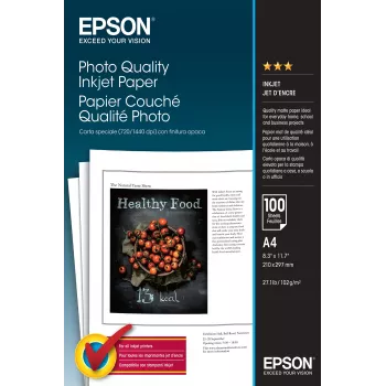 Epson foto kokybės rašalinio spausdinimo popierius - A4 - 100 lapų