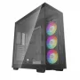 Korpusas DeepCool CH780 Tower Full Tower, E-ATX, grūdintas stiklas, aRGB, USB-C, maks. GPU 480 mm