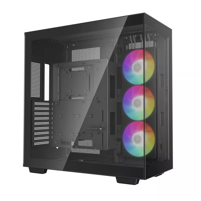 Korpusas DeepCool CH780 Tower Full Tower, E-ATX, grūdintas stiklas, aRGB, USB-C, maks. GPU 480 mm