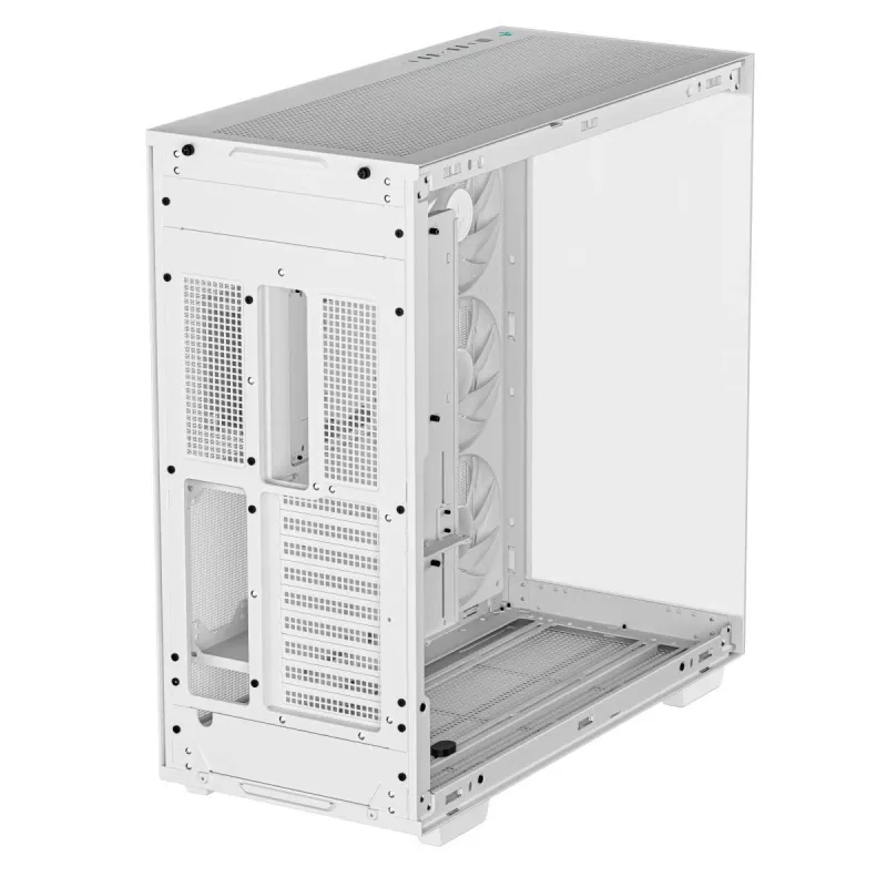 PC korpusas DeepCool CH780 WH Tower White — Full Tower, E-ATX, grūdintas stiklas, aRGB, 48 cm GPU, 13,2 cm aušintuvas