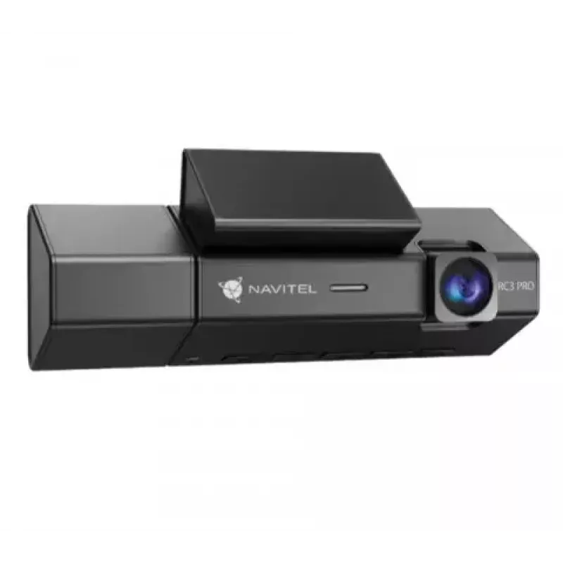 Navitel RC3 PRO trijų kanalų vaizdo registratorius, Full HD, GPS, Wi-Fi, 3,16″ IPS 820x320 ekranas, SD kortelės iki 128 GB, žemėlapiai pridėti
