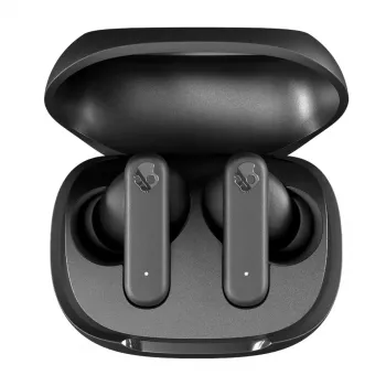 Belaidės ausinės į ausis Skullcandy Smokin’ Buds, TWS, intraauralinės, 20–20000 Hz, 40,6 g, juodos