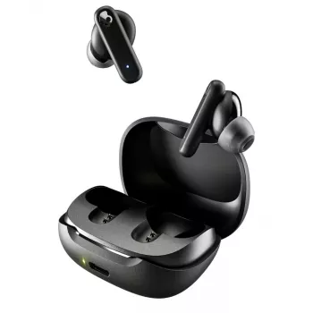 Belaidės ausinės į ausis Skullcandy Smokin’ Buds, TWS, intraauralinės, 20–20000 Hz, 40,6 g, juodos